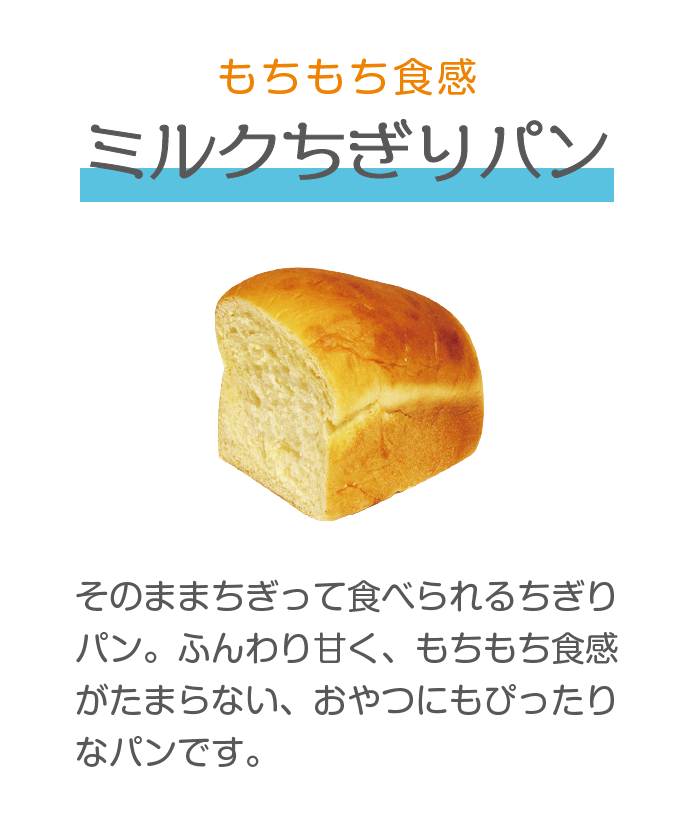 ミルクちぎりパン